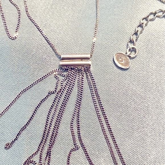 Silpada Vintage Sterling Silver Beautiful Fringe Necklace 18+inch - Picture 1 of 9